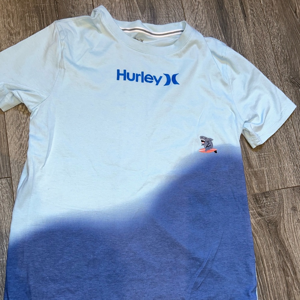 Hurley Kids T-Shirt with Blue Gradient